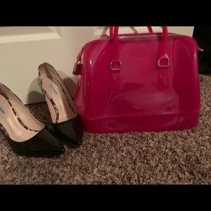 Furla Hot Pink Candy Bag
